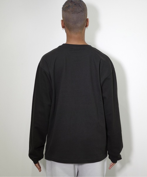 COMMON BASE(コモンベース)の「BLANK H L/S TEE(Tシャツ/カットソー・メンズ・ホワイト/ブラック・SMALL/MEDIUM/LARGE/X-LARGE)」の5枚目の写真