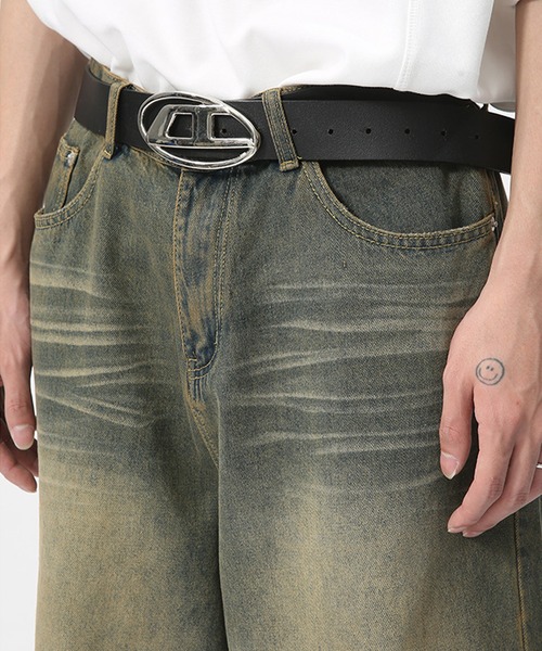 CORPUS TOKYO(コーパス トーキョー)の「半端丈ワイド バギー デニム(デニムパンツ・メンズ・インディゴブルー/ブラック/ブルー/グレー・1/2/3/4)」の11枚目の写真