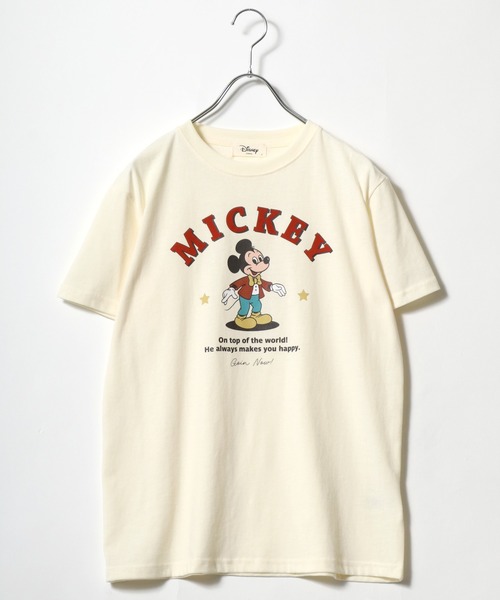 セール】Disney（ディズニー）キャラクタープリント・バックプリントT