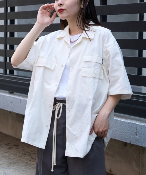 Franklin Climbing(フランクリンクライミング)の「【Franklin Climbing】ユニセックスマウンテンフィールドシャツ(シャツ/ブラウス・メンズ・ブラック/スカイブルー/ホワイト系その他・MEDIUM/LARGE/X-LARGE)」の2枚目の写真