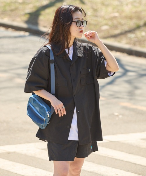 Franklin Climbing(フランクリンクライミング)の「【Franklin Climbing】ユニセックスマウンテンフィールドシャツ(シャツ/ブラウス・メンズ・ブラック/スカイブルー/ホワイト系その他・MEDIUM/LARGE/X-LARGE)」の14枚目の写真