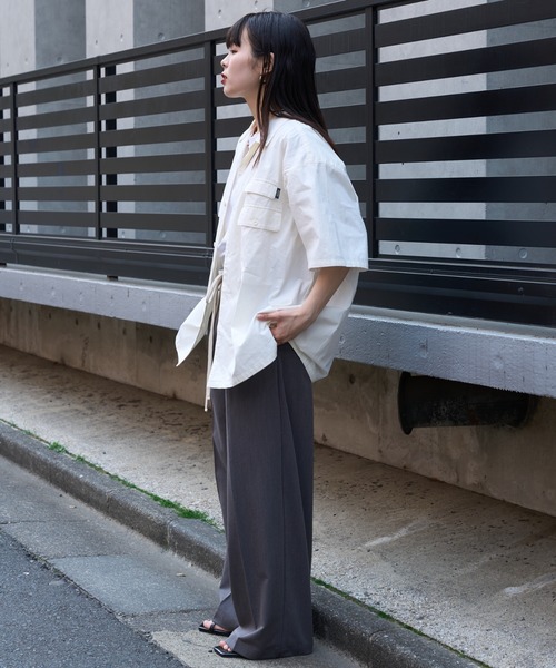 Franklin Climbing(フランクリンクライミング)の「【Franklin Climbing】ユニセックスマウンテンフィールドシャツ(シャツ/ブラウス・メンズ・ブラック/スカイブルー/ホワイト系その他・MEDIUM/LARGE/X-LARGE)」の18枚目の写真