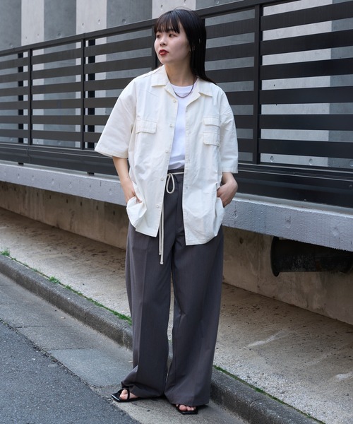 Franklin Climbing(フランクリンクライミング)の「【Franklin Climbing】ユニセックスマウンテンフィールドシャツ(シャツ/ブラウス・メンズ・ブラック/スカイブルー/ホワイト系その他・MEDIUM/LARGE/X-LARGE)」の19枚目の写真