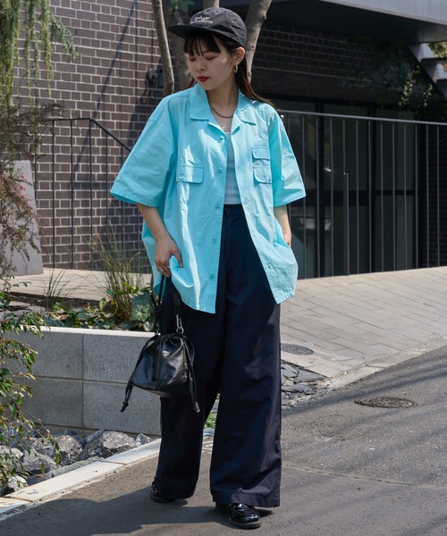 Franklin Climbing(フランクリンクライミング)の「【Franklin Climbing】ユニセックスマウンテンフィールドシャツ(シャツ/ブラウス・メンズ・ブラック/スカイブルー/ホワイト系その他・MEDIUM/LARGE/X-LARGE)」の8枚目の写真