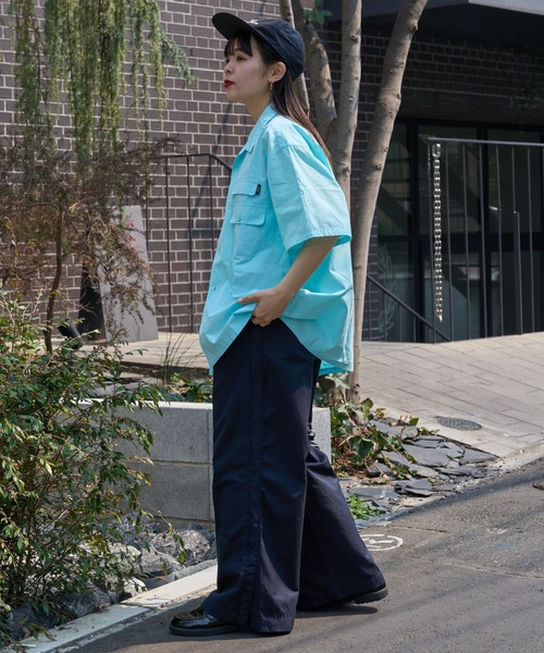 Franklin Climbing(フランクリンクライミング)の「【Franklin Climbing】ユニセックスマウンテンフィールドシャツ(シャツ/ブラウス・メンズ・ブラック/スカイブルー/ホワイト系その他・MEDIUM/LARGE/X-LARGE)」の7枚目の写真