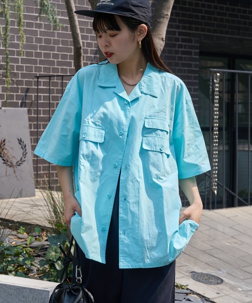 Franklin Climbing(フランクリンクライミング)の「【Franklin Climbing】ユニセックスマウンテンフィールドシャツ(シャツ/ブラウス・メンズ・ブラック/スカイブルー/ホワイト系その他・MEDIUM/LARGE/X-LARGE)」の5枚目の写真