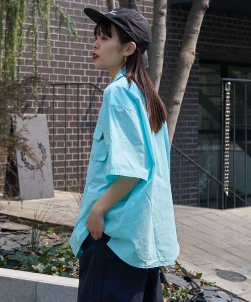 Franklin Climbing(フランクリンクライミング)の「【Franklin Climbing】ユニセックスマウンテンフィールドシャツ(シャツ/ブラウス・メンズ・ブラック/スカイブルー/ホワイト系その他・MEDIUM/LARGE/X-LARGE)」の4枚目の写真