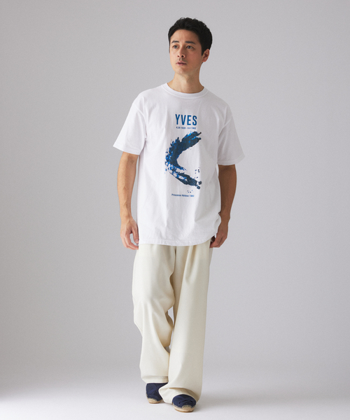EDIFICE(エディフィス)の「YVES KLEIN(イヴ クライン) 別注 グラフィック プリント Tシャツ(Tシャツ/カットソー・メンズ・ホワイト×ホワイト/ホワイト系その他/ホワイト・LARGE/MEDIUM)」の9枚目の写真