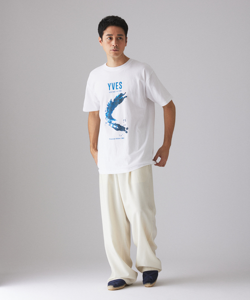 EDIFICE(エディフィス)の「YVES KLEIN(イヴ クライン) 別注 グラフィック プリント Tシャツ(Tシャツ/カットソー・メンズ・ホワイト×ホワイト/ホワイト系その他/ホワイト・LARGE/MEDIUM)」の10枚目の写真