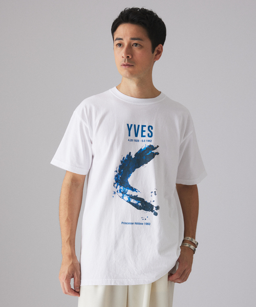 EDIFICE(エディフィス)の「YVES KLEIN(イヴ クライン) 別注 グラフィック プリント Tシャツ(Tシャツ/カットソー・メンズ・ホワイト×ホワイト/ホワイト系その他/ホワイト・LARGE/MEDIUM)」の11枚目の写真