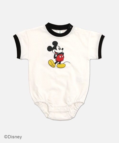 Disney(ディズニー)の「〈ディズニー〉ミッキーマウス/半袖ロンパース(ロンパース・キッズ・A/B/C/D/E/F・70cm/80cm)」の2枚目の写真