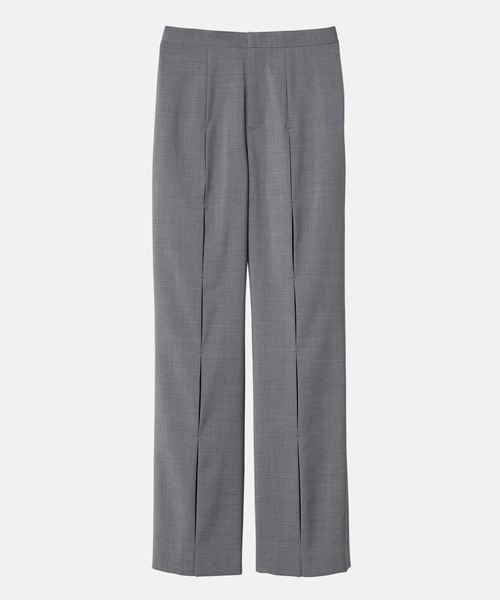 LE CIEL BLEU(ルシェルブルー)の「スリムフレアパンツwシアーディテール / Slim Flare Pant w/Sheer Detail(その他パンツ・レディース・ブラック/カーキ/グレー・38/36/34)」の2枚目の写真