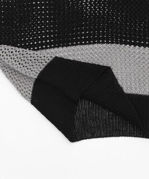 WEGO（ウィゴー）の「WEGO/オフショルメッシュニット（ニット/セーター・レディース・ブラック系その他5/グレー系その他5・FREE）」の12枚目の写真