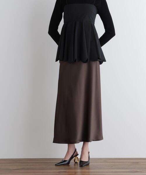 クラシックサテンスカート（スカート）｜LE PHIL（ルフィル）の