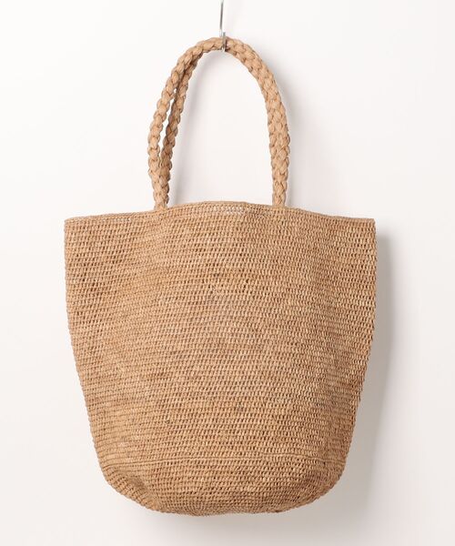 MADE IN MADA /メイドインマダ】大きめ かごバッグ ラフィア