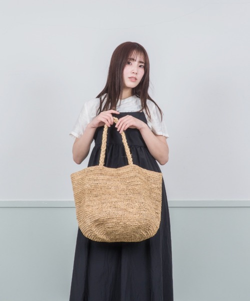 MADE IN MADA ラフィアトートバック Made in Mada｜ラフィアバッグ ALICE MM｜かごバッグ トート