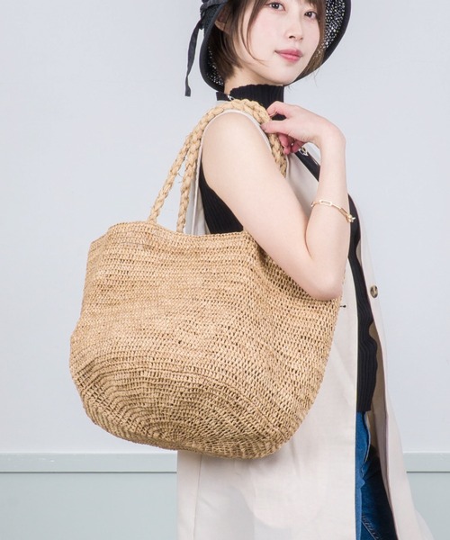 セール】【MADE IN MADA /メイドインマダ】大きめ かごバッグ