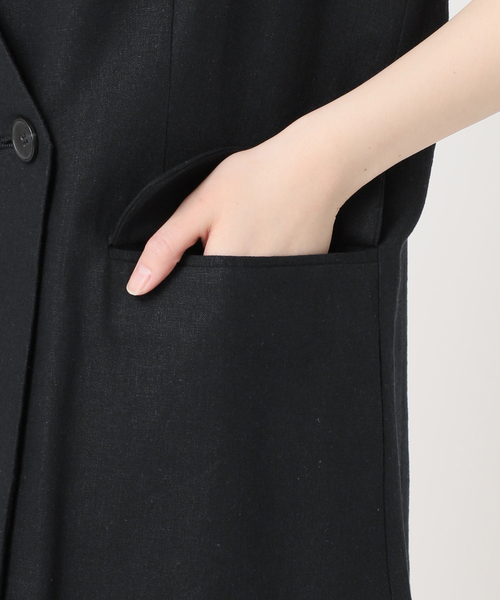 JOURNAL STANDARD relume ノーカラージレ 追加2》ノーカラージレ（ジレ）｜JOURNAL STANDARD relume