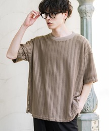Rocky Monroe（ロッキーモンロー）の「オーバーサイズ 透かし編みアンサンブル半袖Tシャツ（アンサンブル）」