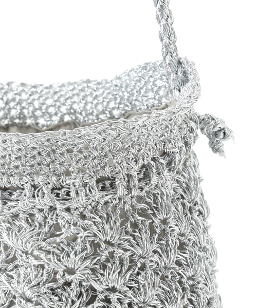 B.C STOCK(ベーセーストック)の「メタリックヤーンショルダー(ショルダーバッグ・レディース・ブラック/ブルー系その他/シルバー・FREE)」の16枚目の写真