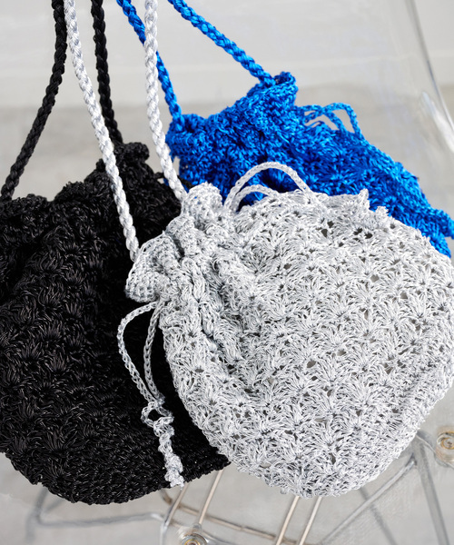 B.C STOCK(ベーセーストック)の「メタリックヤーンショルダー(ショルダーバッグ・レディース・ブラック/ブルー系その他/シルバー・FREE)」の18枚目の写真