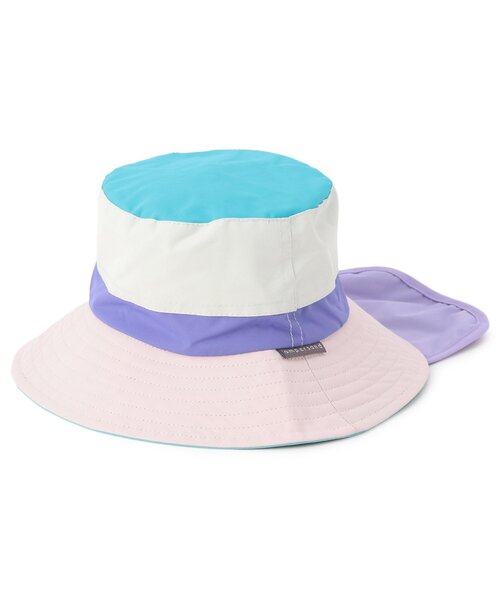 Ampersand（アンパサンド）の「【UVカット/遮光】ヒヨケルハット（KIDS）（ハット・キッズ・ベージュ/レッド/ピンク/チャコール/アイボリー/エメラルド・56/48/50/52/54）」の6枚目の写真