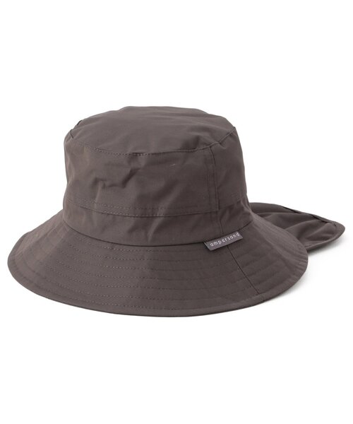 Ampersand（アンパサンド）の「【UVカット/遮光】ヒヨケルハット（KIDS）（ハット・キッズ・ベージュ/レッド/ピンク/チャコール/アイボリー/エメラルド・56/48/50/52/54）」の3枚目の写真