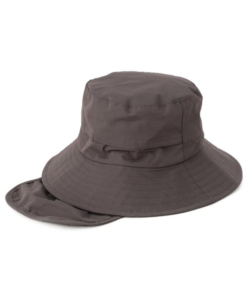 Ampersand（アンパサンド）の「【UVカット/遮光】ヒヨケルハット（KIDS）（ハット・キッズ・ベージュ/レッド/ピンク/チャコール/アイボリー/エメラルド・56/48/50/52/54）」の14枚目の写真