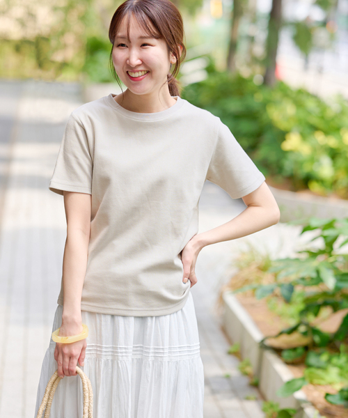 JOURNAL STANDARD relume(ジャーナルスタンダード レリューム)の「TCダンボールショートスリーブTEE(Tシャツ/カットソー・レディース・ブラック/ホワイト/ライトグレー/バーガンディー・FREE)」の15枚目の写真