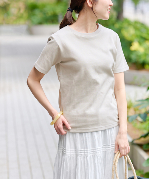 JOURNAL STANDARD relume(ジャーナルスタンダード レリューム)の「TCダンボールショートスリーブTEE(Tシャツ/カットソー・レディース・ブラック/ホワイト/ライトグレー/バーガンディー・FREE)」の16枚目の写真