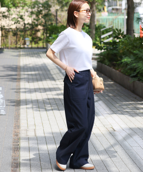 JOURNAL STANDARD relume(ジャーナルスタンダード レリューム)の「TCダンボールショートスリーブTEE(Tシャツ/カットソー・レディース・ブラック/ホワイト/ライトグレー/バーガンディー・FREE)」の20枚目の写真