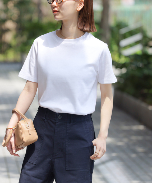 JOURNAL STANDARD relume(ジャーナルスタンダード レリューム)の「TCダンボールショートスリーブTEE(Tシャツ/カットソー・レディース・ブラック/ホワイト/ライトグレー/バーガンディー・FREE)」の22枚目の写真