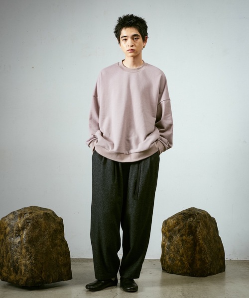 Dulcamara（ドゥルカマラ）の「カラーチップワイドSWトレーナー（スウェット・メンズ・ブラック/パープル/ブルー・0/1）」の4枚目の写真