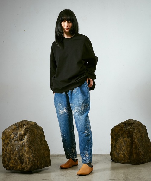 Dulcamara（ドゥルカマラ）の「カラーチップワイドSWトレーナー（スウェット・メンズ・ブラック/パープル/ブルー・0/1）」の8枚目の写真