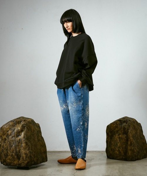 Dulcamara（ドゥルカマラ）の「カラーチップワイドSWトレーナー（スウェット・メンズ・ブラック/パープル/ブルー・0/1）」の9枚目の写真