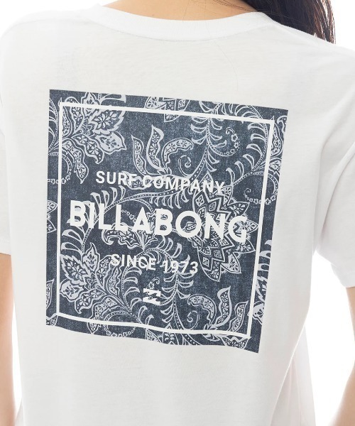 BILLABONG（ビラボン）の「【BILLABONG WOMENS/ビラボンウィメンズ】25SS SQUARE LOGO BOY FIT TEE/半袖バックプリントロゴTシャツ（Tシャツ/カットソー・レディース・ホワイト/ブラック/ホワイト系その他/ブルー系その他・MEDIUM）」の10枚目の写真