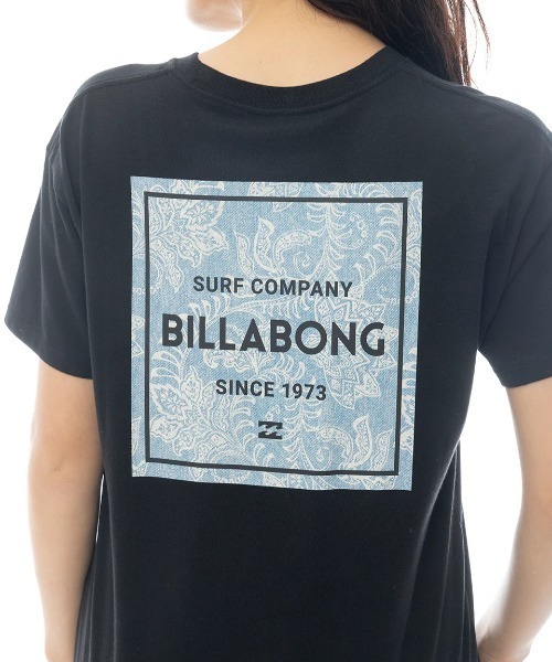 BILLABONG（ビラボン）の「【BILLABONG WOMENS/ビラボンウィメンズ】25SS SQUARE LOGO BOY FIT TEE/半袖バックプリントロゴTシャツ（Tシャツ/カットソー・レディース・ホワイト/ブラック/ホワイト系その他/ブルー系その他・MEDIUM）」の16枚目の写真