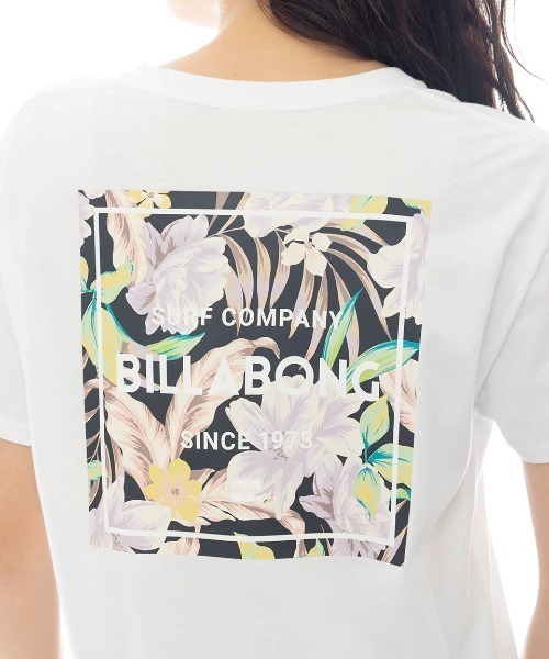 BILLABONG（ビラボン）の「【BILLABONG WOMENS/ビラボンウィメンズ】25SS SQUARE LOGO BOY FIT TEE/半袖バックプリントロゴTシャツ（Tシャツ/カットソー・レディース・ホワイト/ブラック/ホワイト系その他/ブルー系その他・MEDIUM）」の6枚目の写真