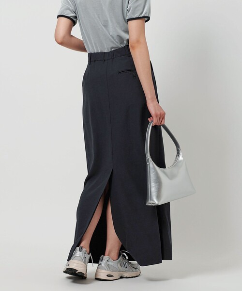 BEAUTY&YOUTH レーヨンブレンド タックスカート ―ウォッシャブル― BEAUTY&YOUTH UNITED ARROWS｜レーヨンブレンド タックスカート
