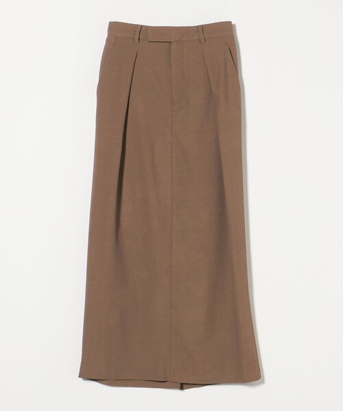 BEAUTY&YOUTH レーヨンブレンド タックスカート ―ウォッシャブル― BEAUTY＆YOUTH UNITED ARROWS スカート レーヨンブレンド