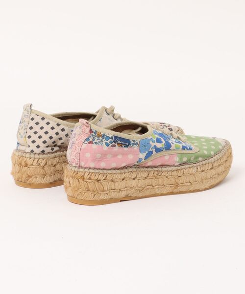 GAIMO(ガイモ)の「GAIMO / 厚底パッチワーク柄エスパドリーユ(スニーカー・レディース・マルチ・38/39/35)」の2枚目の写真