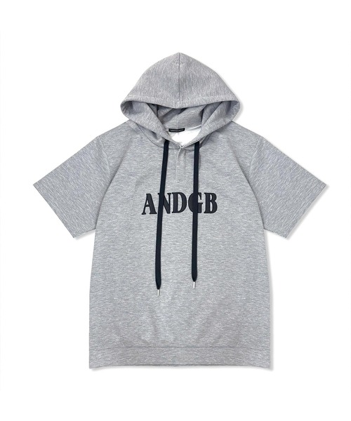 ANDGEEBEE（アンジービー）の「UNISEX ポンチプルパーカー（パーカー・レディース・グレー/ブラック・FREE）」の12枚目の写真