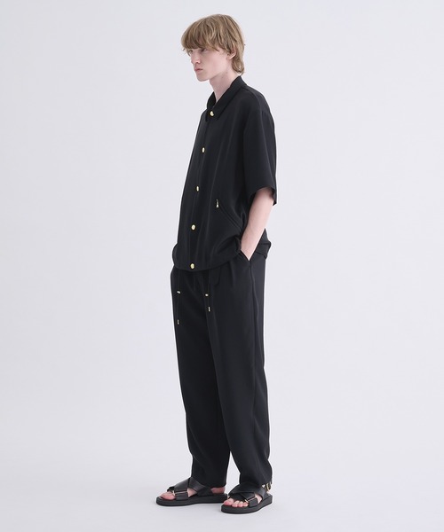 CULLNI(クルニ)の「【CULLNI】別注 SHORT SLEEVE COACH JACKET(シャツ/ブラウス・メンズ・ダークグレー/ブラック・1/2)」の19枚目の写真