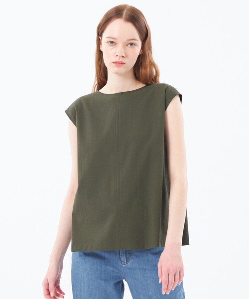 MACKINTOSH PHILOSOPHY（ﾏｯｷﾝﾄｯｼｭ ﾌｨﾛｿﾌｨｰ）の「【2025年春夏モデル】DRY OXFORD ブラウス（シャツ/ブラウス・レディース・ベージュ/ダークネイビー/オフホワイト/チャコールグレー/グレー系その他/カーキ・36/38/34）」の5枚目の写真