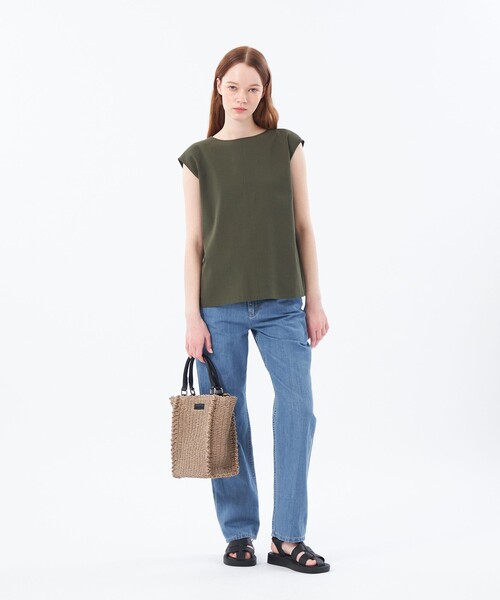 MACKINTOSH PHILOSOPHY（ﾏｯｷﾝﾄｯｼｭ ﾌｨﾛｿﾌｨｰ）の「【2025年春夏モデル】DRY OXFORD ブラウス（シャツ/ブラウス・レディース・ベージュ/ダークネイビー/オフホワイト/チャコールグレー/グレー系その他/カーキ・36/38/34）」の21枚目の写真