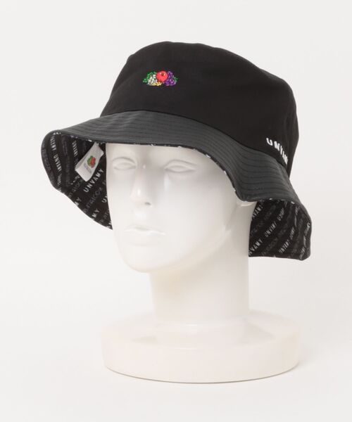 FRUIT OF THE LOOM(フルーツオブザルーム)の「FTL REVERSIBLE BUCKET HAT / バケットハット リバーシブル / ユニセックス ジェンダーレス / 帽子(ハット・メンズ・ホワイト/ブラック・FREE)」の2枚目の写真