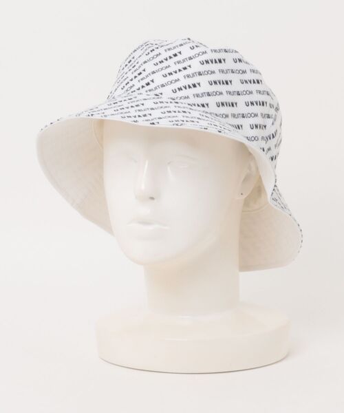 FRUIT OF THE LOOM(フルーツオブザルーム)の「FTL REVERSIBLE BUCKET HAT / バケットハット リバーシブル / ユニセックス ジェンダーレス / 帽子(ハット・メンズ・ホワイト/ブラック・FREE)」の4枚目の写真