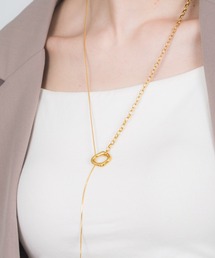 Rivel（リヴェル）の「【ensouk】サージカルステンレス　3WAYロングネックレス チョーカー チェーン（ネックレス）」