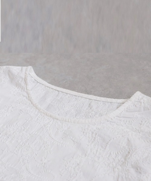 antiqua(アンティカ)の「変形ドルマントップス(Tシャツ/カットソー・レディース・ホワイト/ブラック・ONESIZE)」の15枚目の写真
