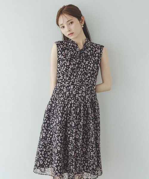 TOCCA ドレス ブラック 総刺繍花柄150 セール】FLOWER PETALS CARPET ドレス（ワンピース）｜TOCCA（トッカ